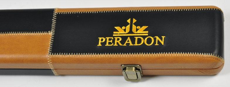 Peradon Three-Quarter Brown Patchwork Leather Effect Case (Close Up, Closed)